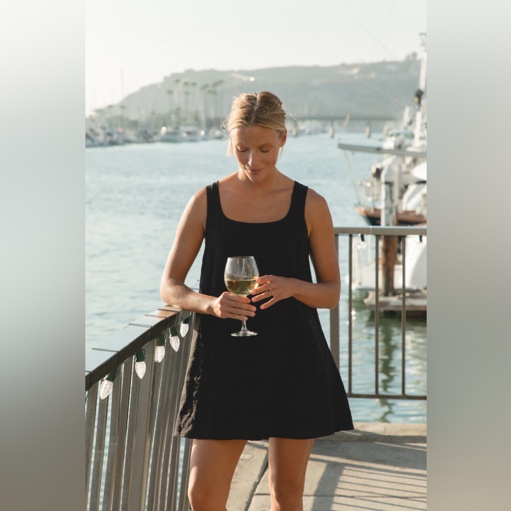 Monaco Linen Mini Dress